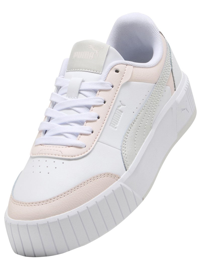 Basket Cuir Puma Carina Mia Blanc Gris - Kiabi