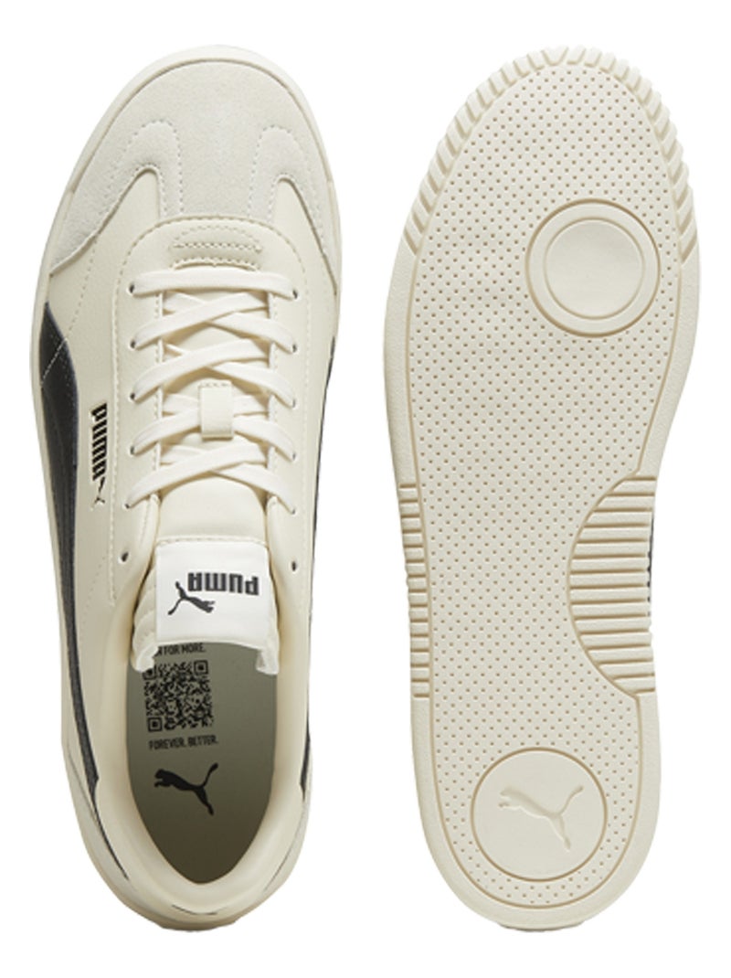 Basket Cuir Puma Club 5v5 SD Ivoire - Kiabi