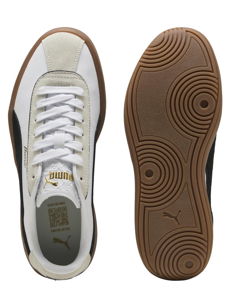 Basket Cuir Puma Club Klassika Blanc - Kiabi