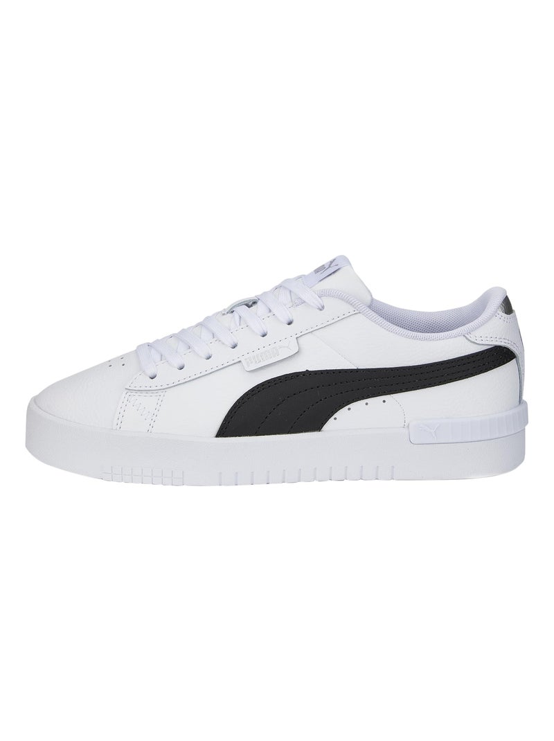 Basket Cuir Puma Jada Renew Blanc Noir Gris - Kiabi