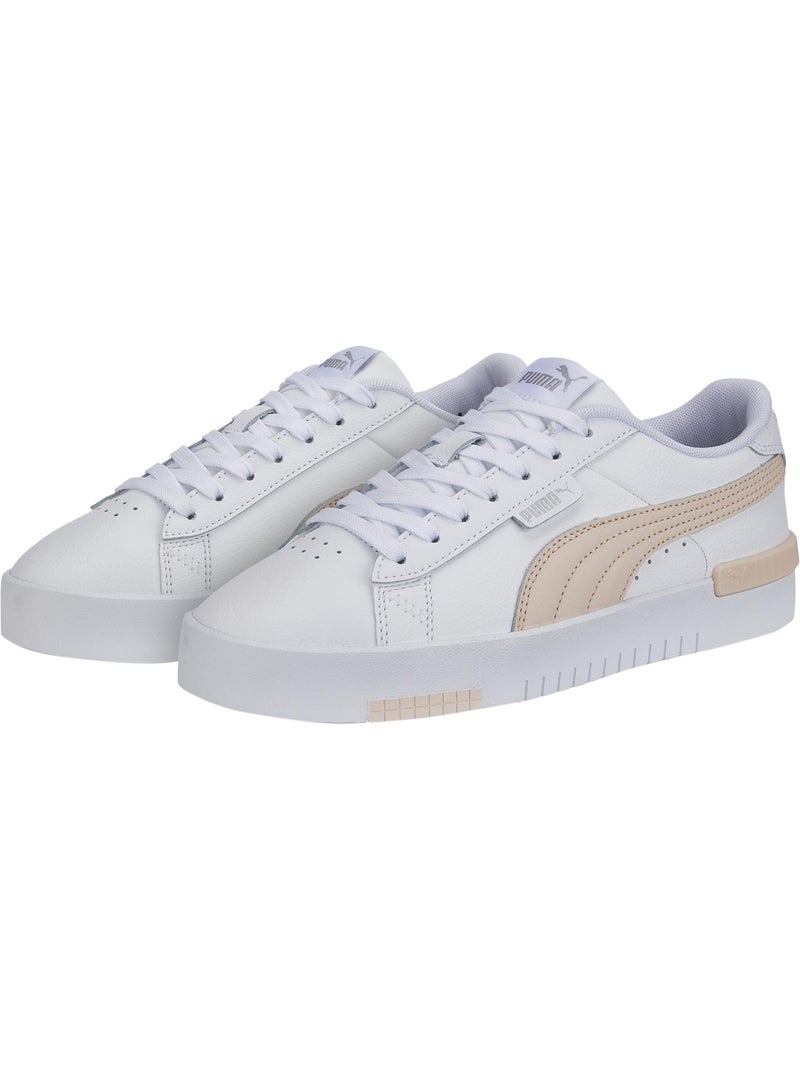 Basket Cuir Puma Jada Renew Blanc Rose Gris - Kiabi