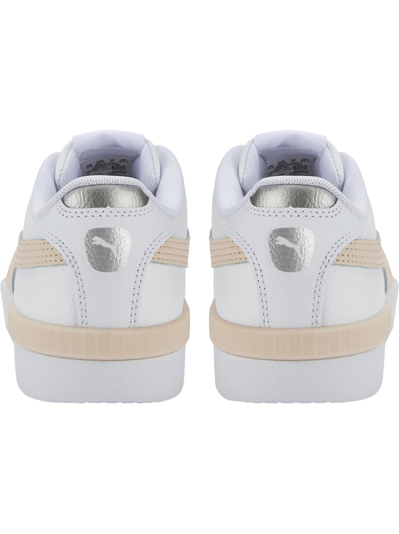 Basket Cuir Puma Jada Renew Blanc Rose Gris - Kiabi