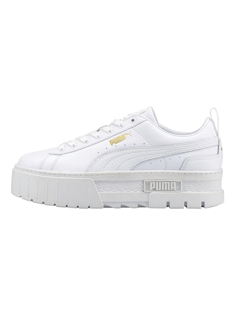 Basket Cuir Puma Mayze Classic Wns Blanc - Kiabi