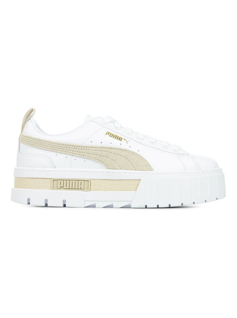 Basket Cuir Puma Mayze Lth Wn's Blanc - Kiabi