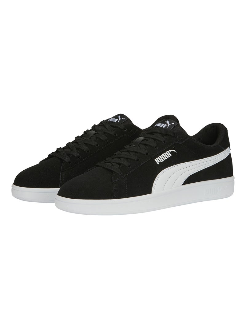 Basket Cuir Puma Smash Bleu Blanc - Kiabi