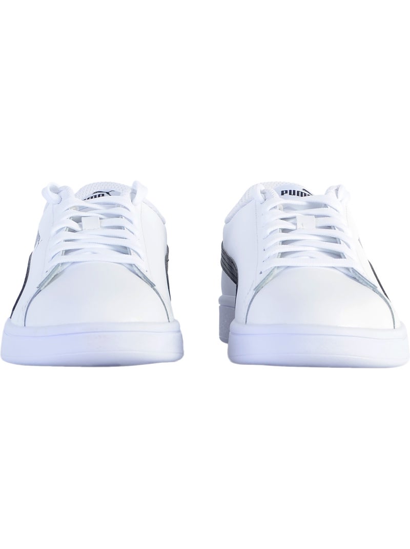 Basket Cuir Puma Smash v2 L Blanc - Kiabi