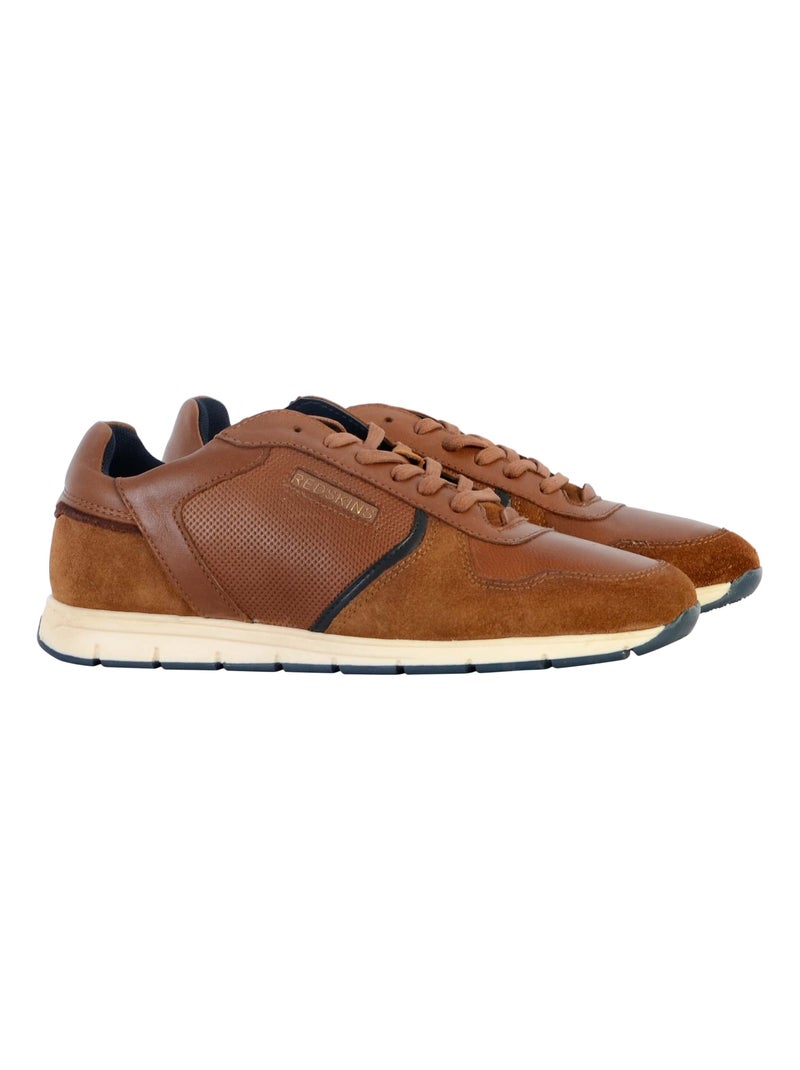 Basket Cuir Redskins Adore Marron - Kiabi