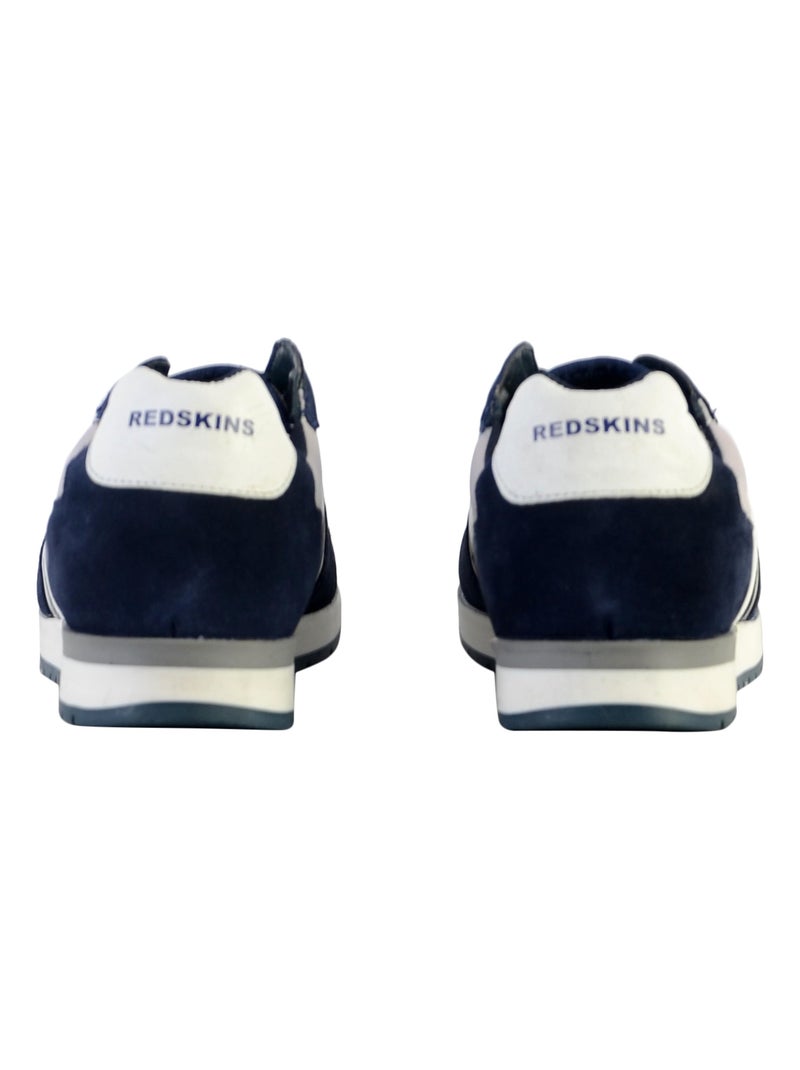 Basket Cuir Redskins Affairan Bleu - Kiabi