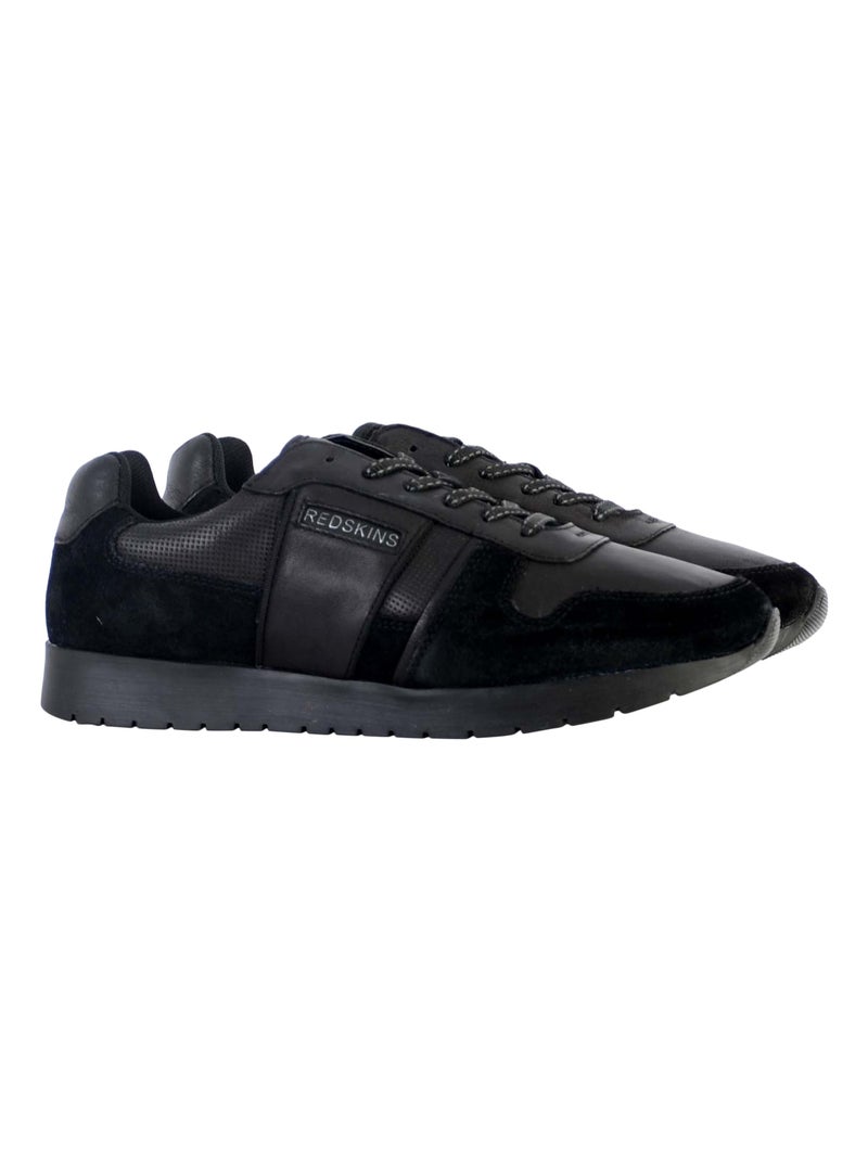 Basket Cuir Redskins Affairi Noir - Kiabi