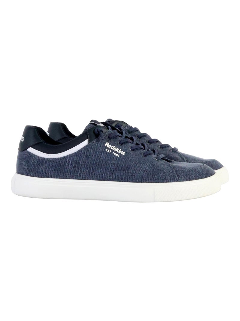 Basket Cuir Redskins Andalou Bleu - Kiabi