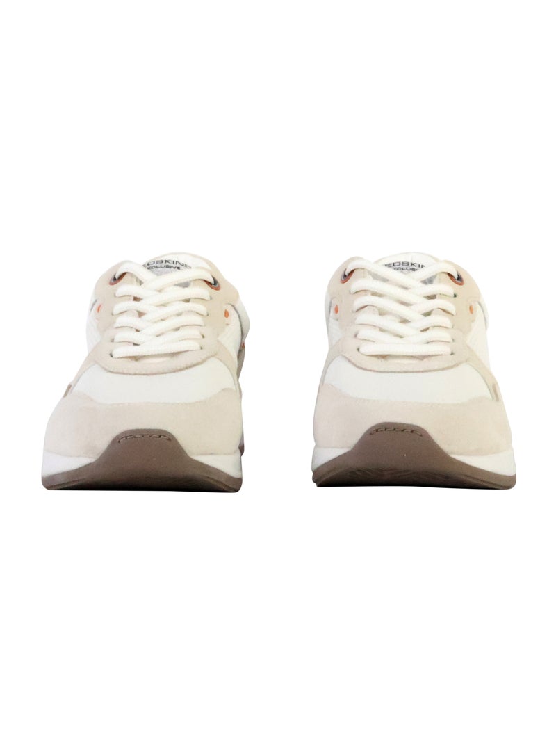 Basket Cuir Redskins Beige - Kiabi