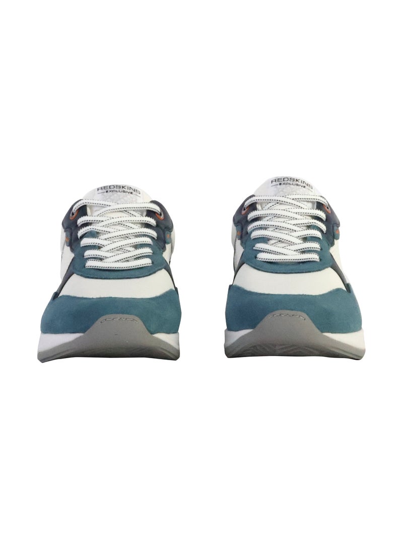Basket Cuir Redskins Bleu - Kiabi