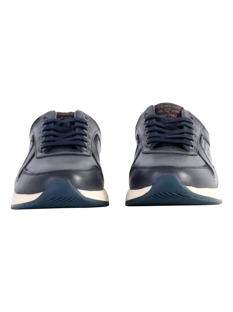 Basket Cuir Redskins Cavado Bleu - Kiabi