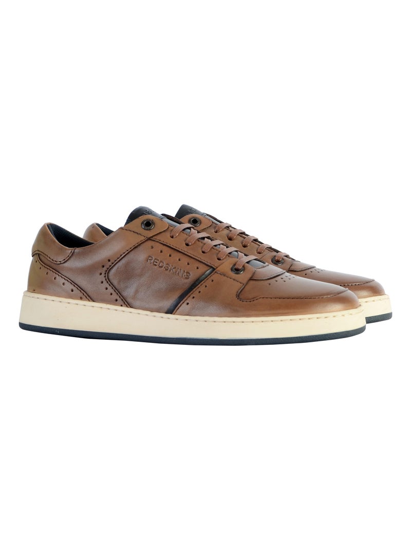 Basket Cuir Redskins Chaleur Bleu - Kiabi