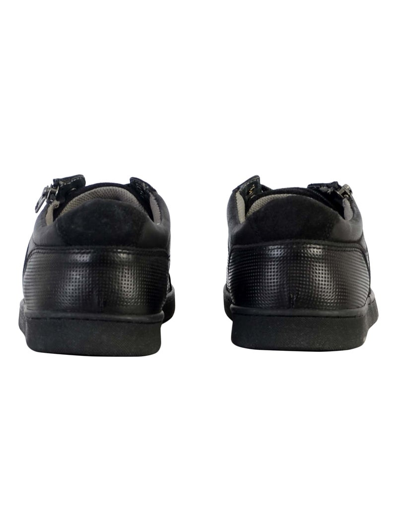 Basket Cuir Redskins Distrait Noir - Kiabi