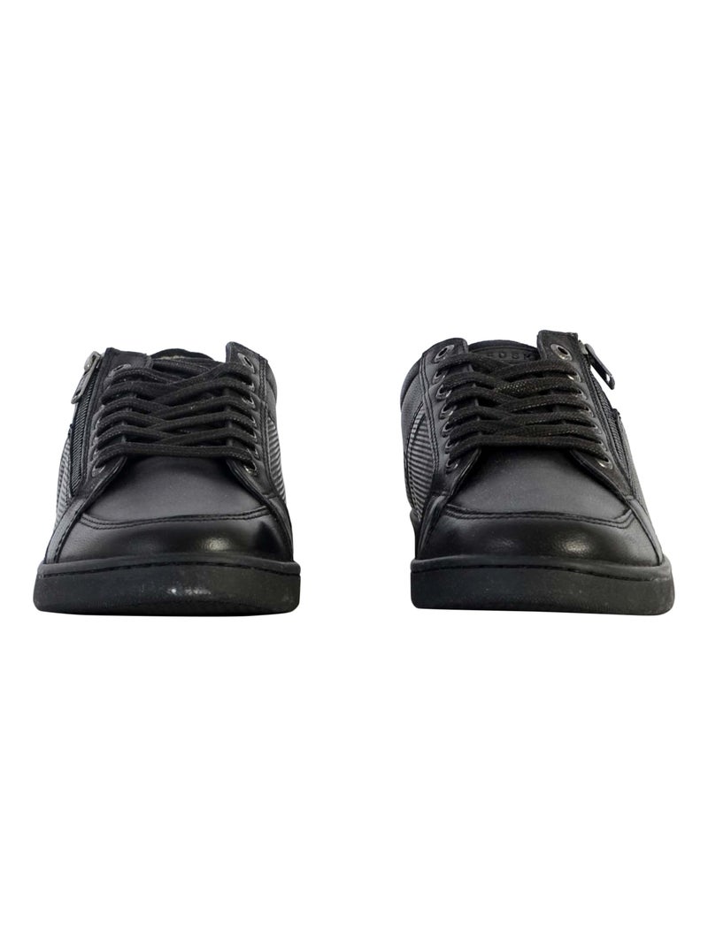 Basket Cuir Redskins Distrait Noir - Kiabi