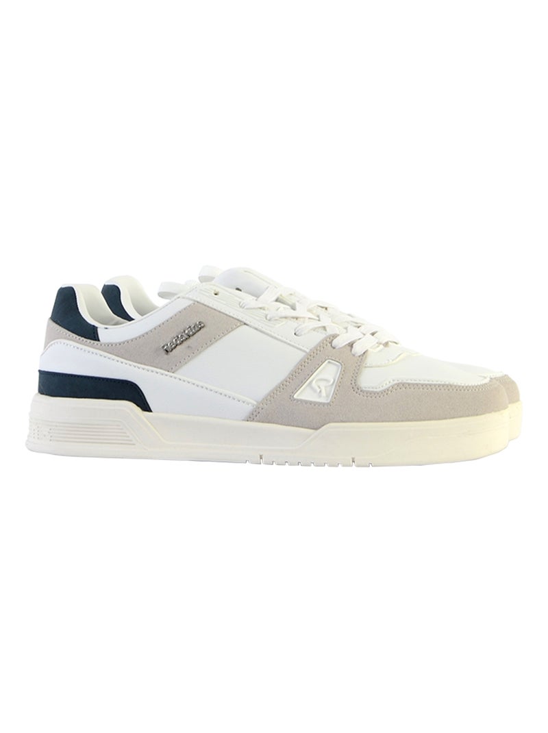 Basket Cuir Redskins Faster Blanc Gris Bleu - Kiabi