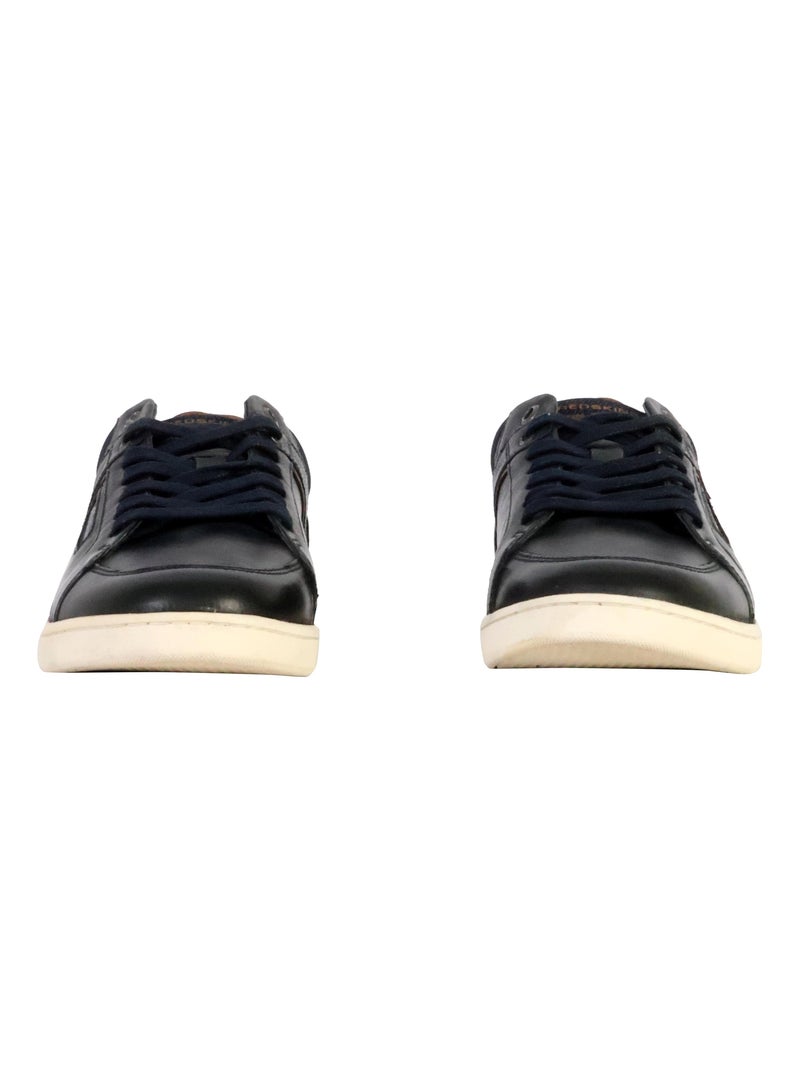 Basket Cuir Redskins Florissant Bleu - Kiabi