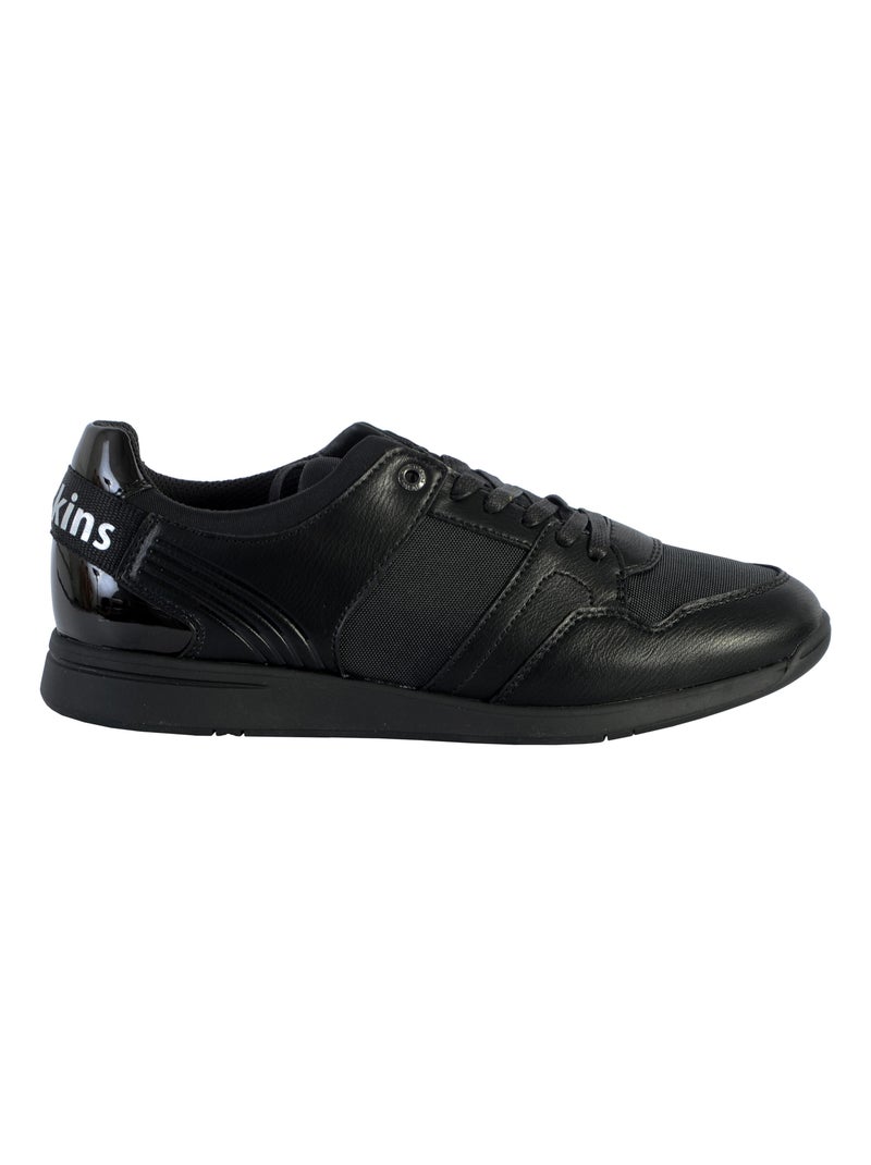 Basket Cuir Redskins Laurier Noir - Kiabi