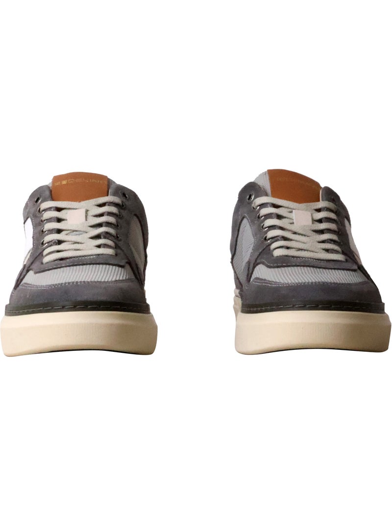 Basket Cuir Redskins Lerma Gris - Kiabi