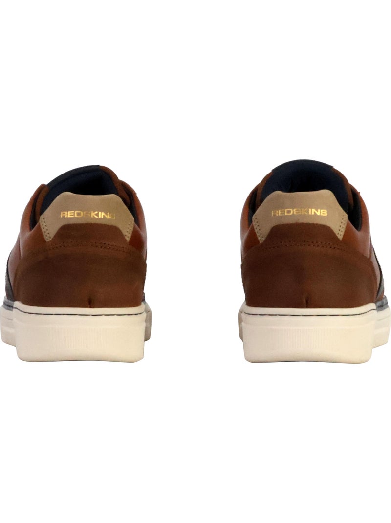 Basket Cuir Redskins Lermi Marron - Kiabi
