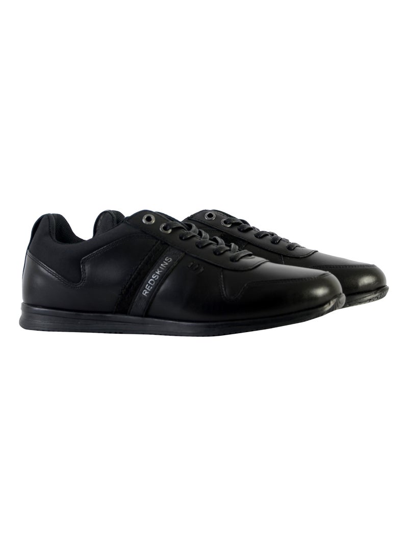 Basket Cuir Redskins Living 1 Noir - Kiabi