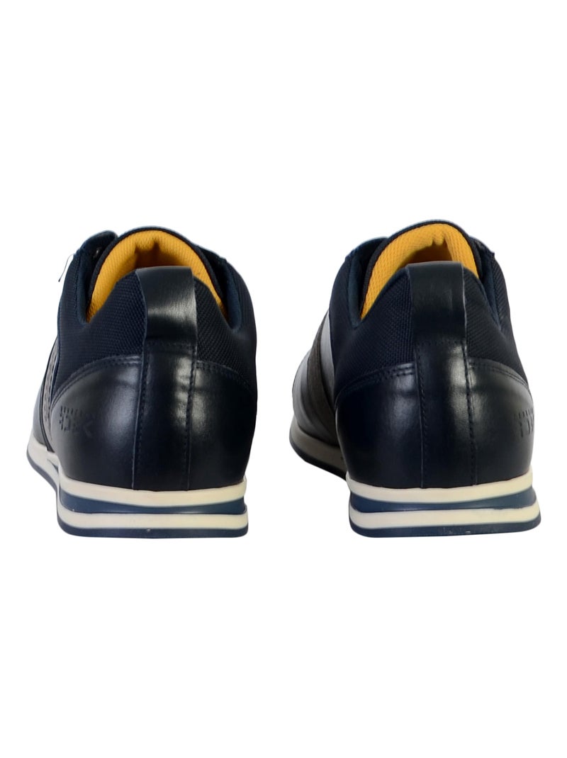 Basket Cuir Redskins Living Bleu - Kiabi