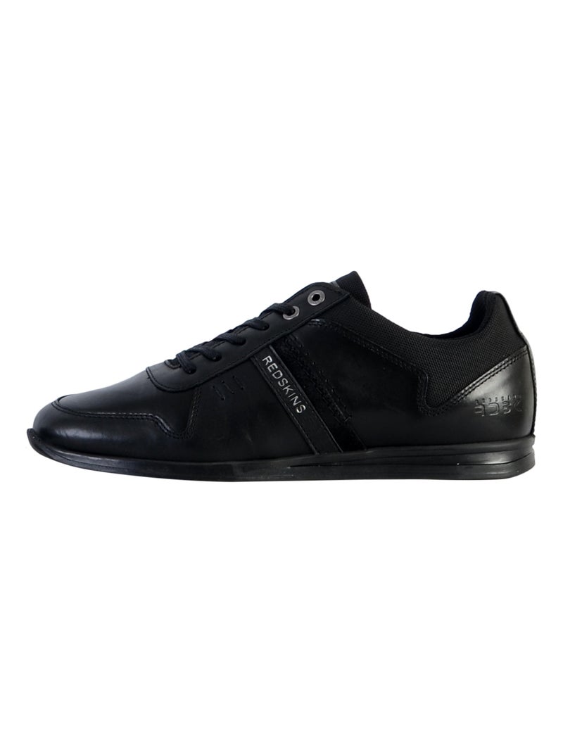 Basket Cuir Redskins Living Noir - Kiabi