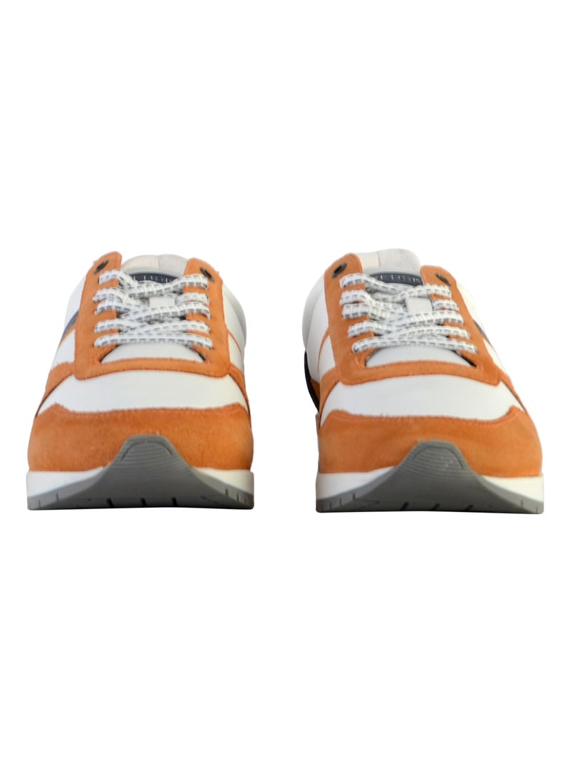 Basket Cuir Redskins Nixori Orange - Kiabi