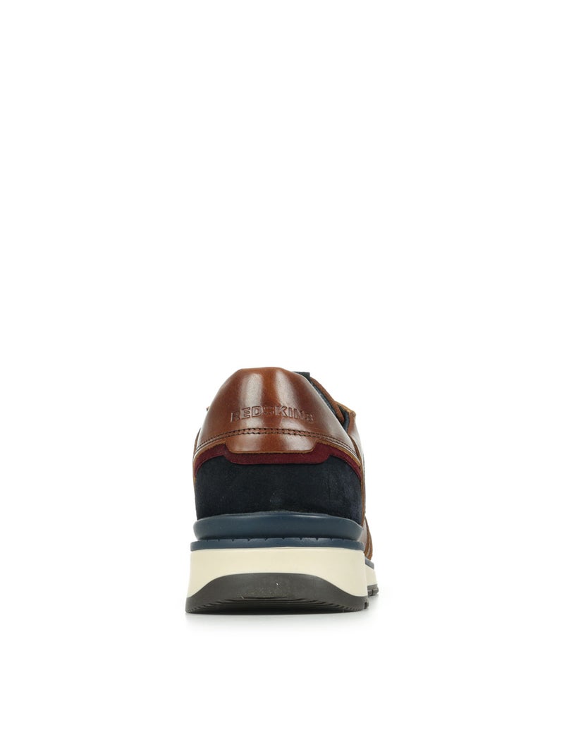 Basket Cuir Redskins Nobel Marron - Kiabi