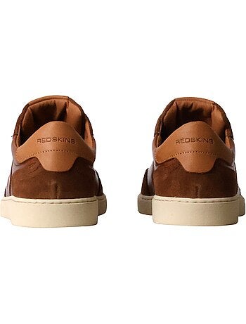 Basket Cuir Redskins Quadri