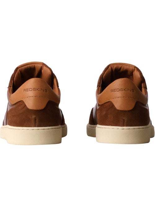 Basket Cuir Redskins Quadri - Kiabi Basket Cuir Redskins Quadri - Kiabi