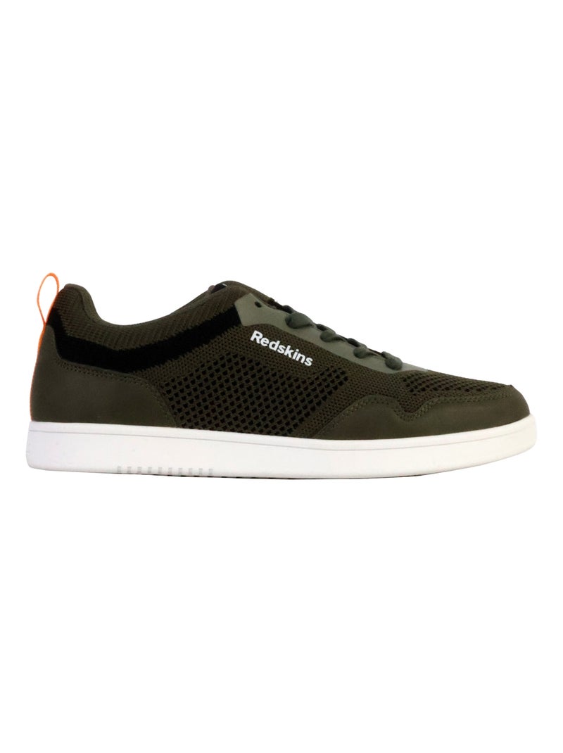 Basket Cuir Redskins Savio Kaki - Kiabi