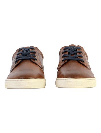 Basket Cuir Redskins Skati