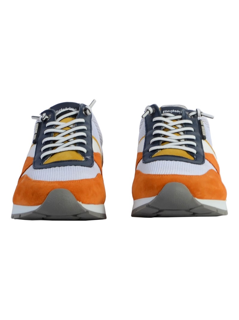 Basket Cuir Redskins Smith Orange - Kiabi