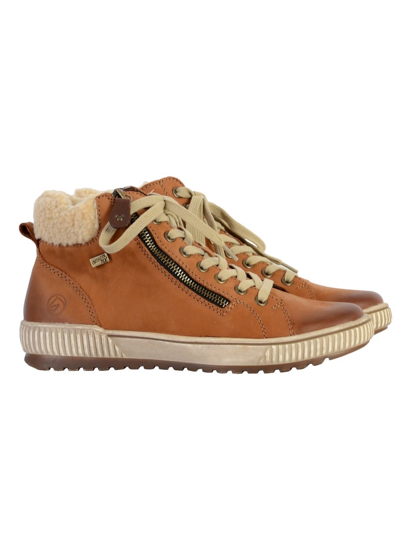 Basket Cuir Remonte Columbo Marron - Kiabi