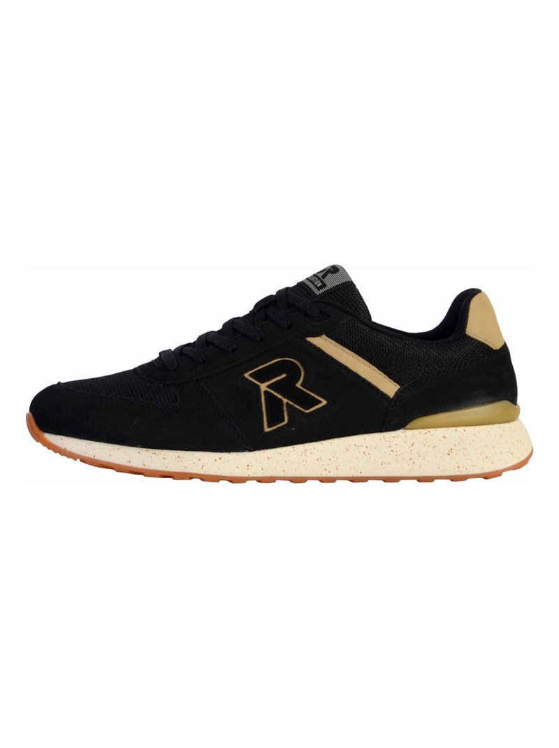 Basket Cuir Rieker Columbo Noir - Kiabi