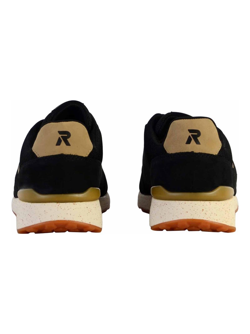 Basket Cuir Rieker Columbo Noir - Kiabi