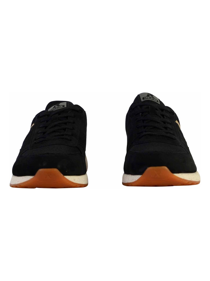 Basket Cuir Rieker Columbo Noir - Kiabi