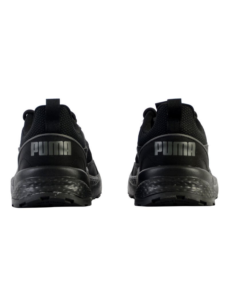Basket Cuir Rieker Columno Noir Rouge - Kiabi