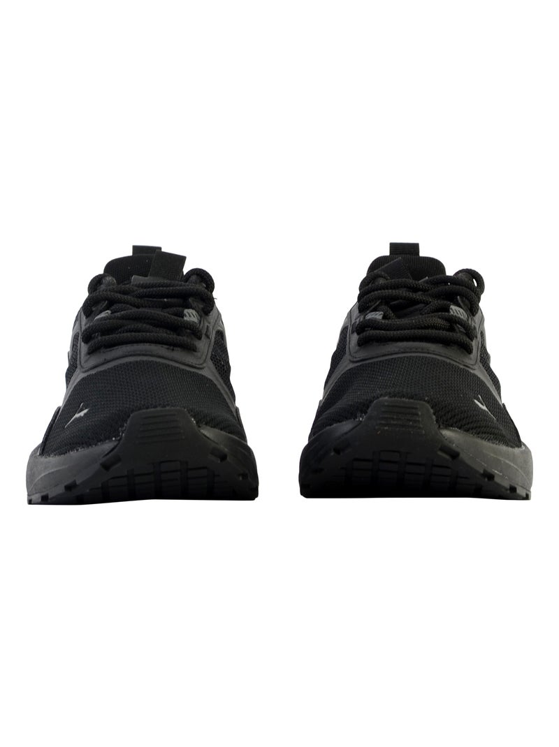 Basket Cuir Rieker Columno Noir Rouge - Kiabi