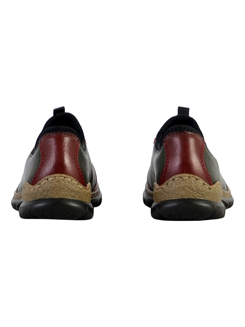 Basket Cuir Rieker Eagle Vert - Kiabi