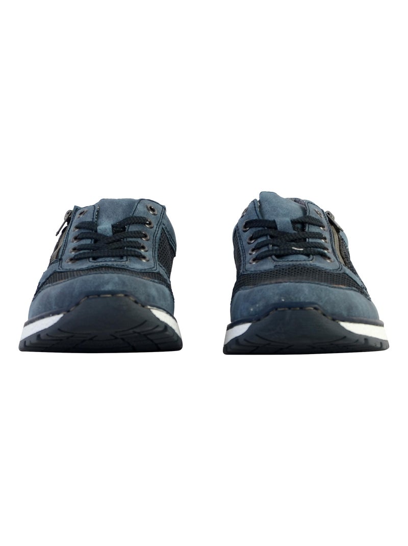 Basket Cuir Rieker Morelia Bleu - Kiabi