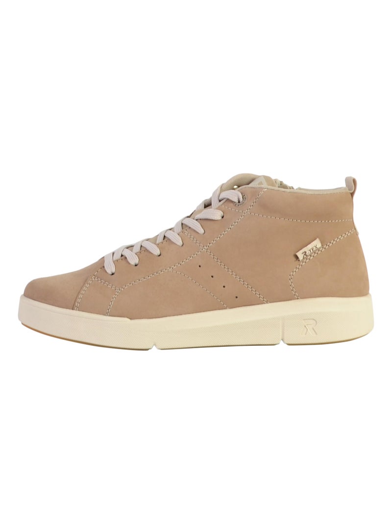 Basket Cuir Rieker Revolution Beige - Kiabi
