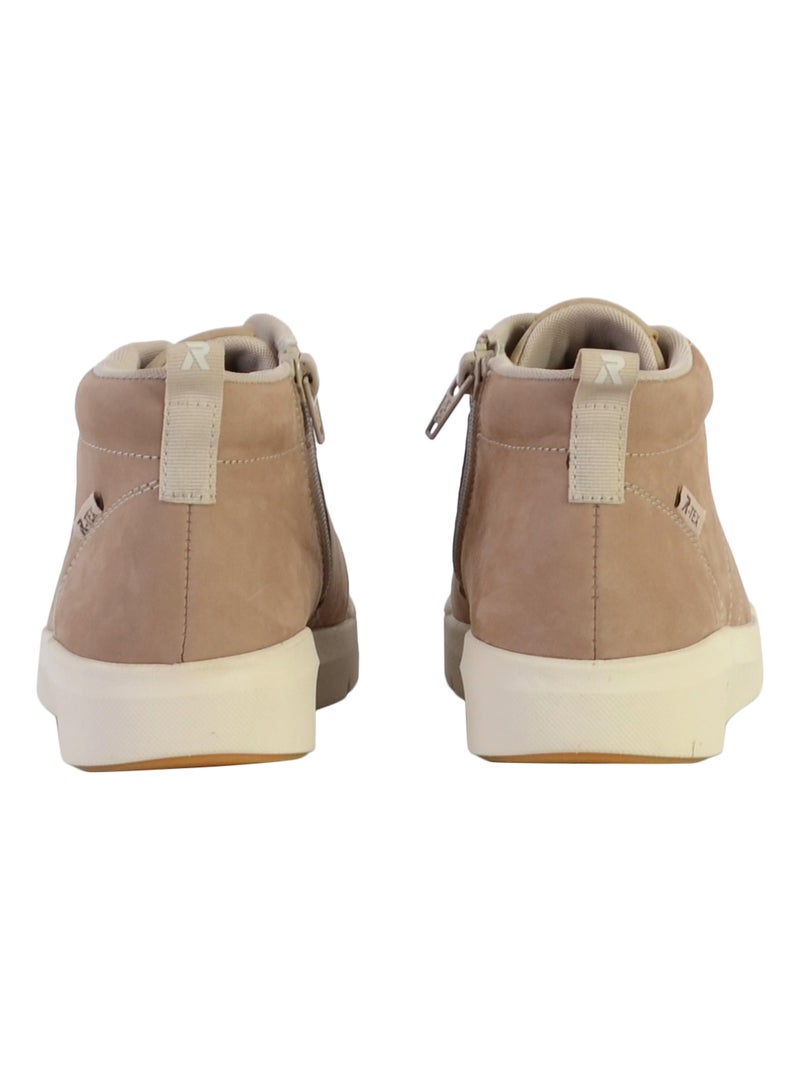 Basket Cuir Rieker Revolution Beige - Kiabi