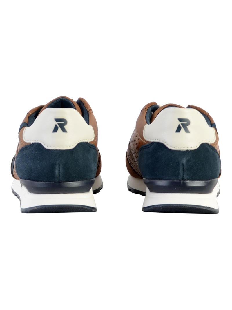 Basket Cuir Rieker Revolution Lugano Marron - Kiabi