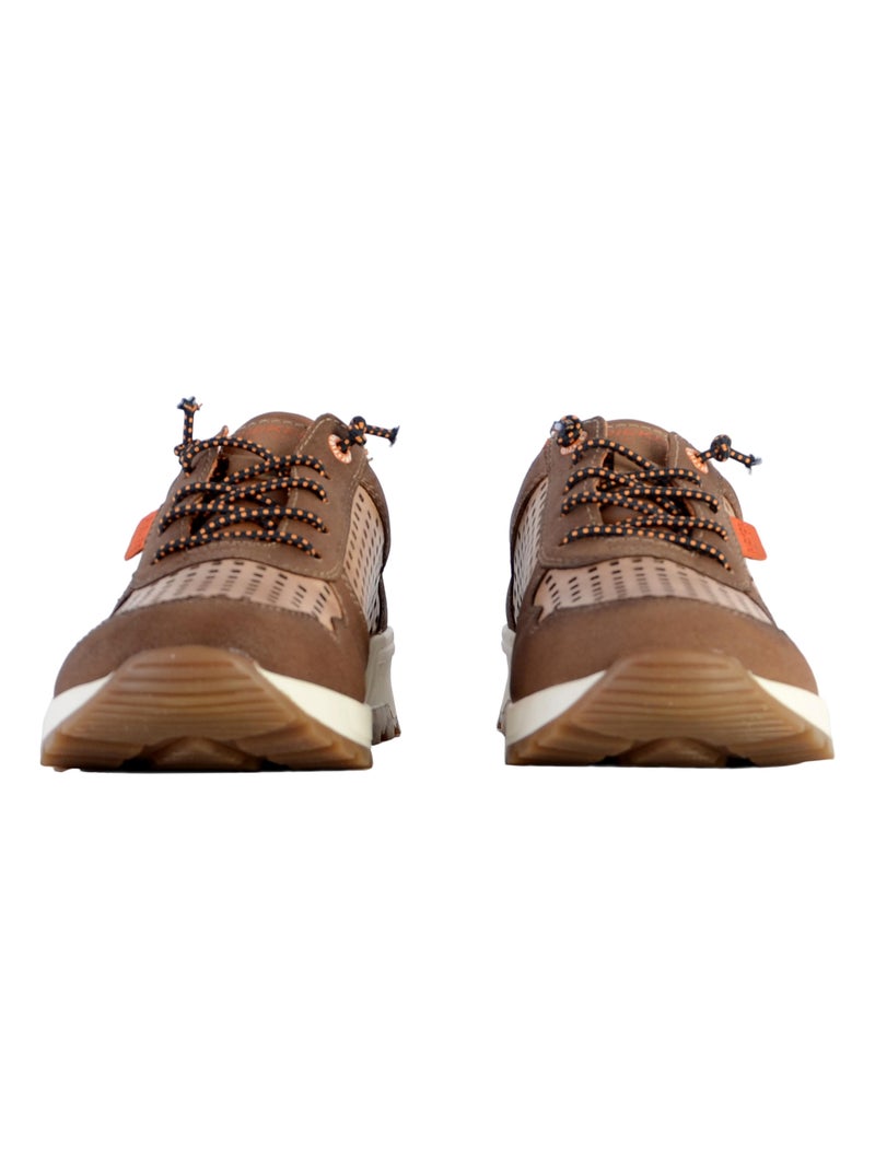 Basket Cuir Rieker Valetta Marron - Kiabi