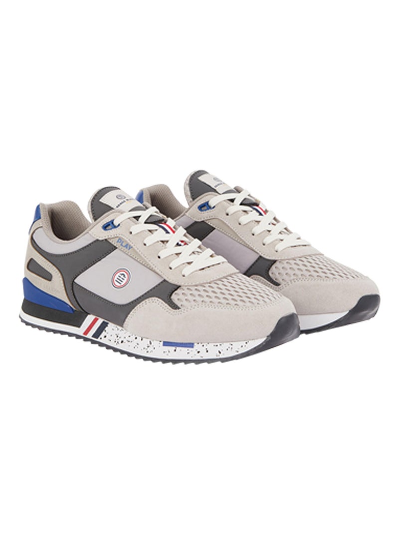 Basket Cuir Serge Blanco Chamonix Gris - Kiabi