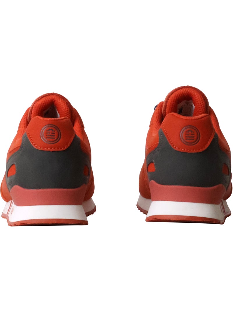 Basket Cuir Serge Blanco Chamonix Orange - Kiabi