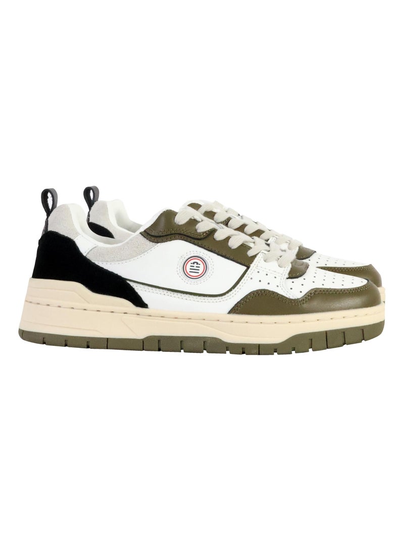 Basket Cuir Serge Blanco Vernaz Vert - Kiabi